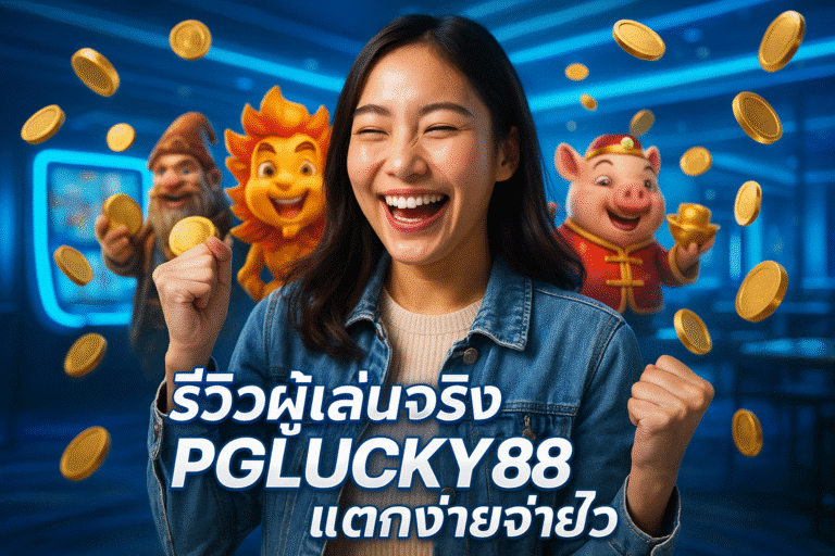 รีวิวผู้เล่นจริง PGLUCKY88 แตกง่ายจ่ายไว