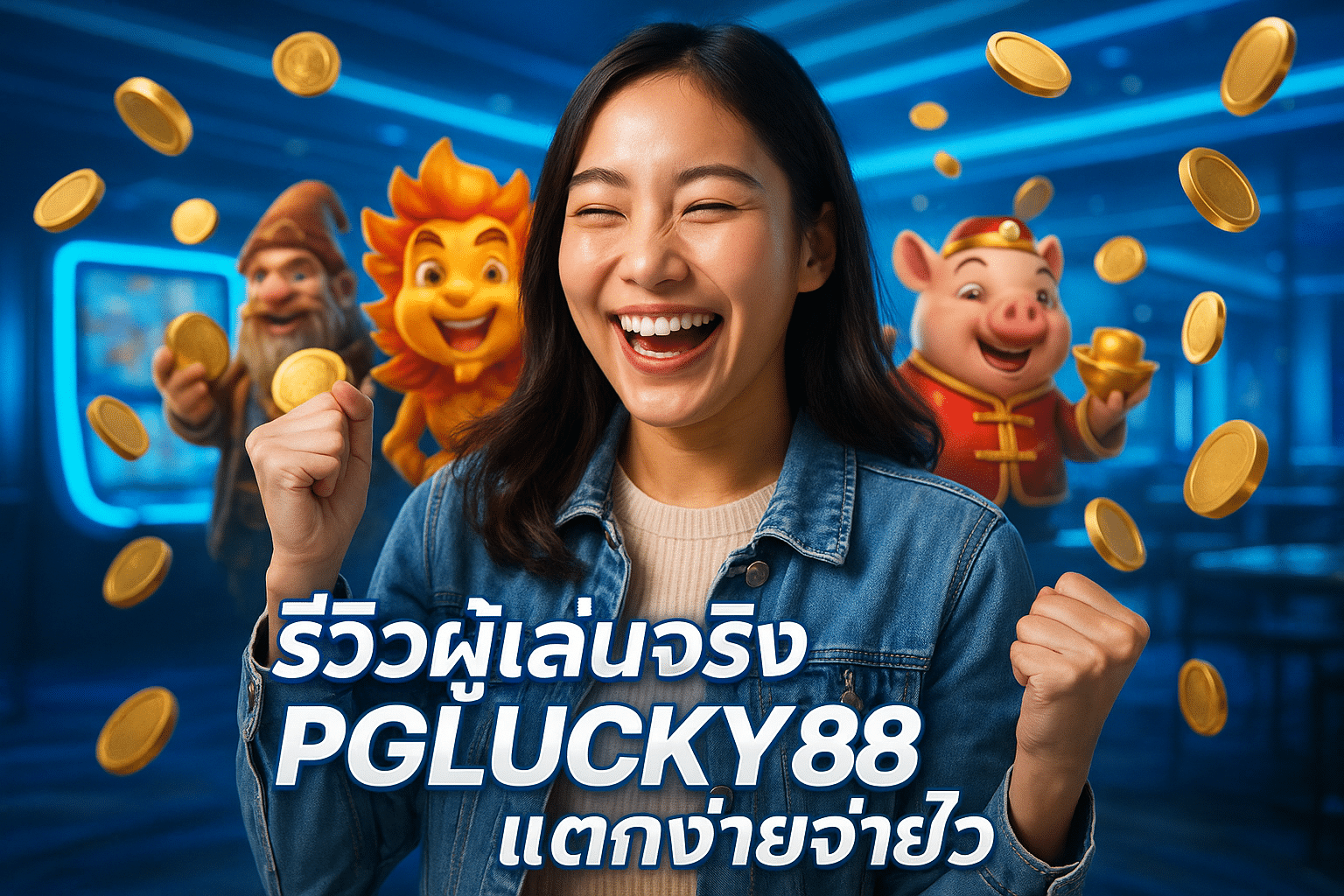 รีวิวผู้เล่นจริง PGLUCKY88 แตกง่ายจ่ายไว