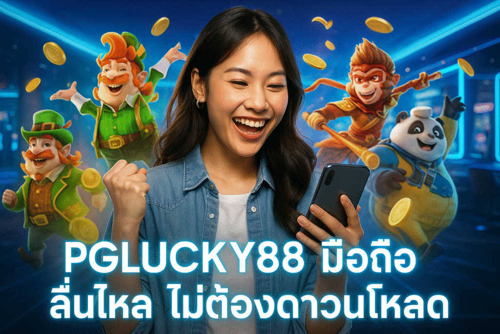 PGLUCKY88 มือถือ ลื่นไหล ไม่ต้องดาวน์โหลด